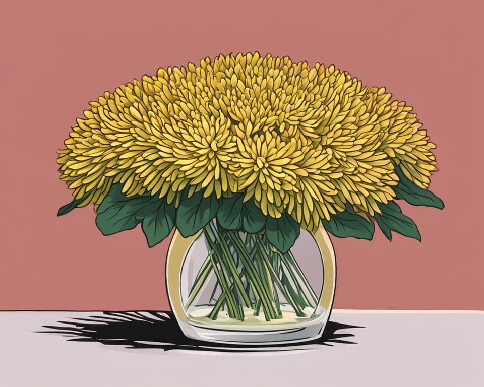 Chrysanthemum snijbloem