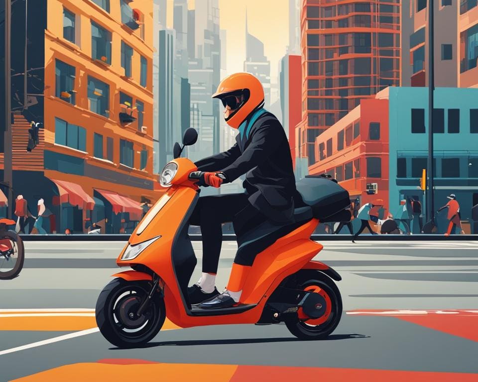 Elektrische Scooter - Milieuvriendelijk reizen in de stad.