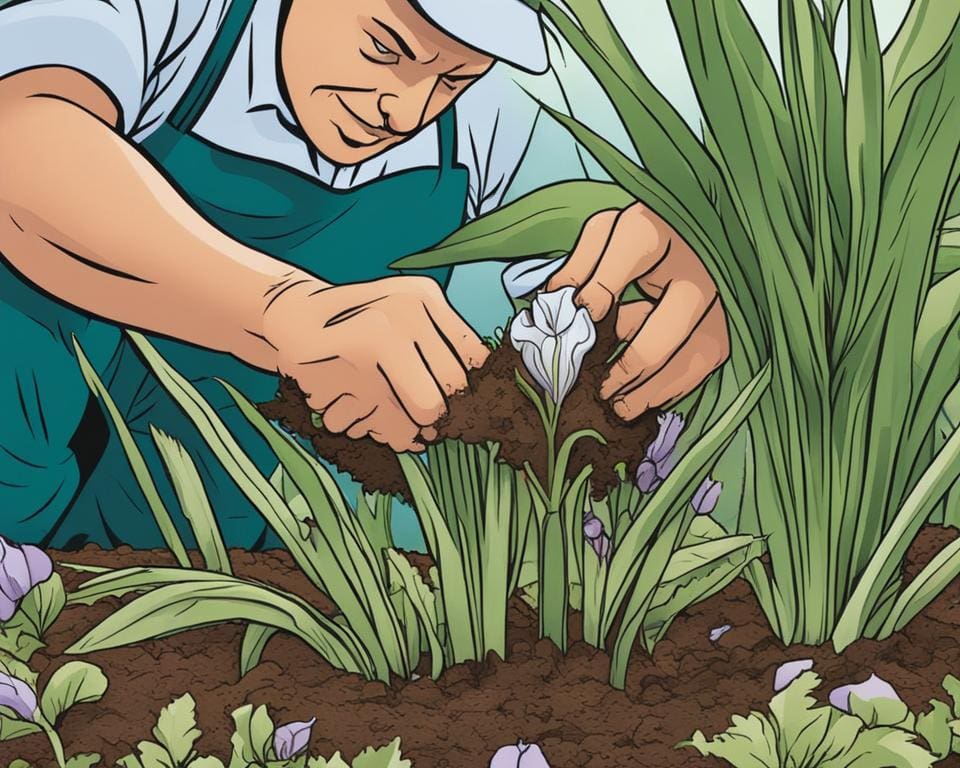 Iris planten verzorgen
