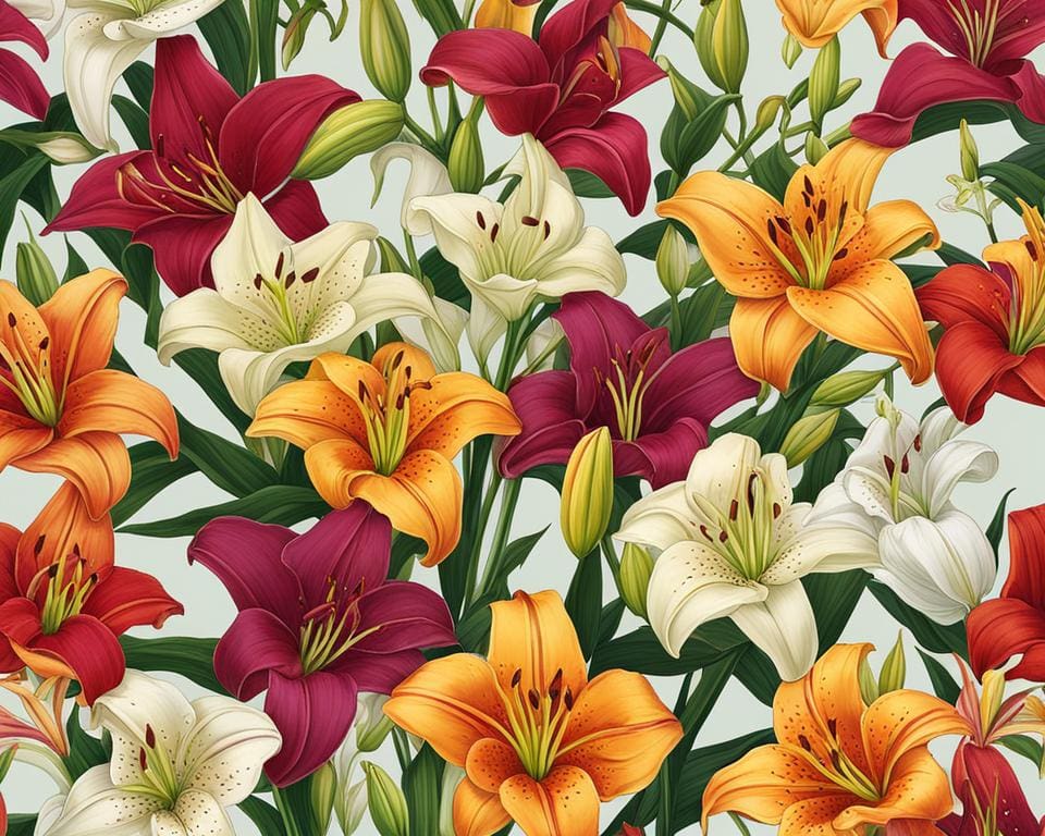 Lilium bloemen