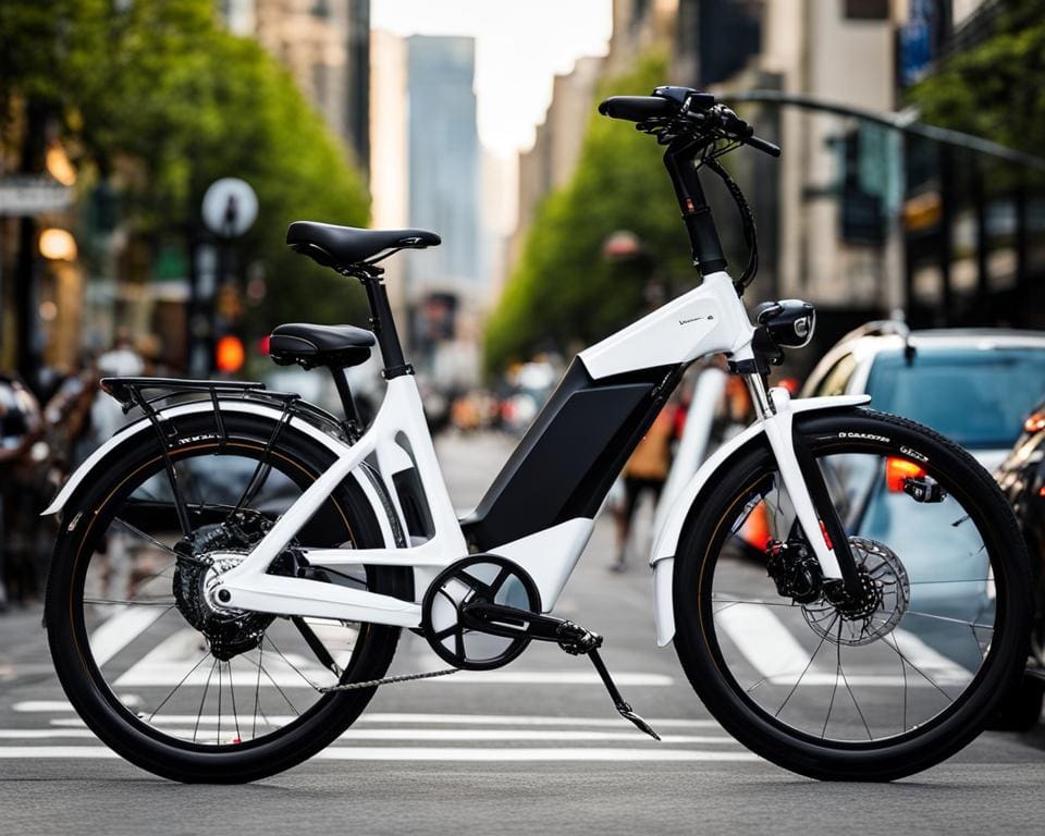 elektrische fietsen in de stad