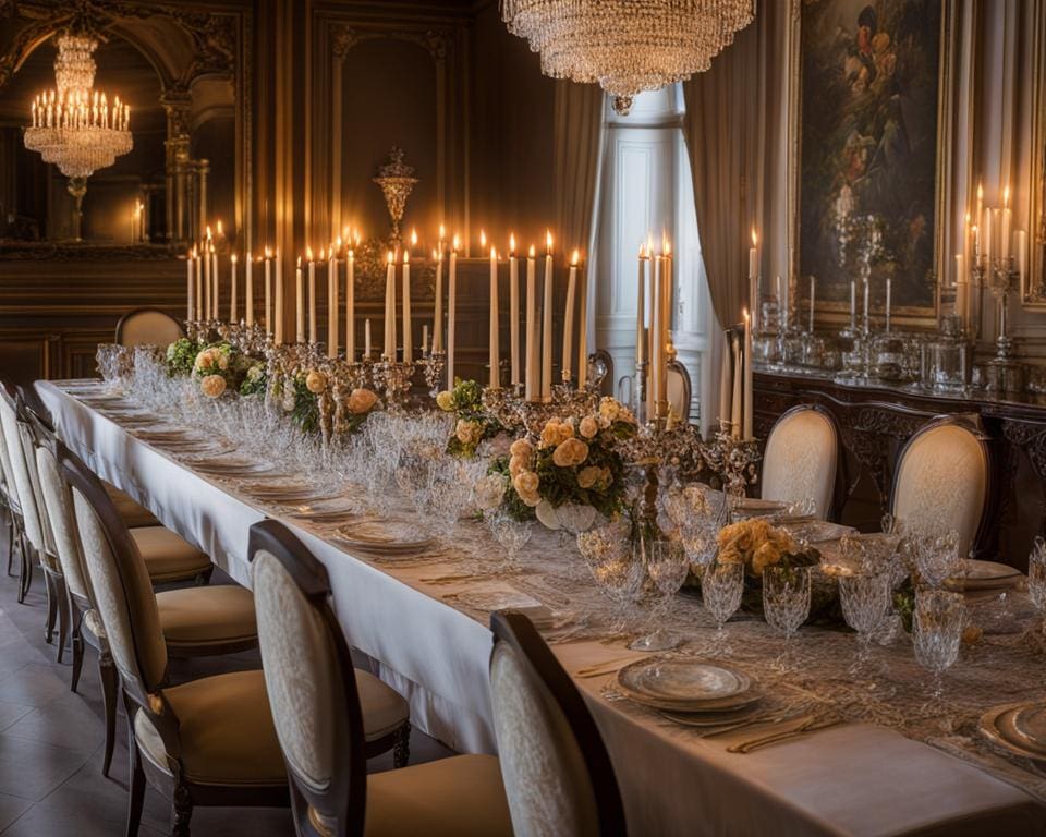 Privé-chef diner in een historische Europese villa