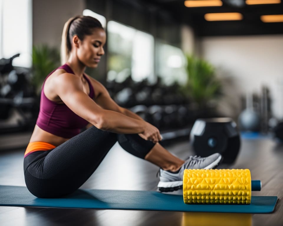 Foam roller massage