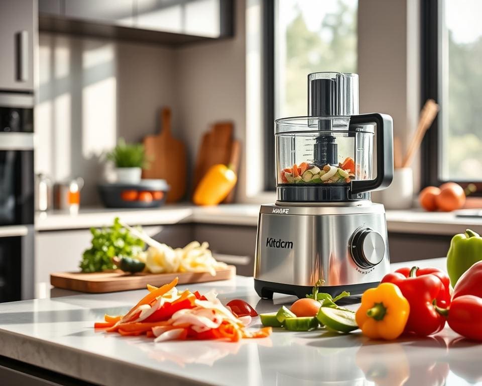 Eenvoudig hakken met een foodprocessor