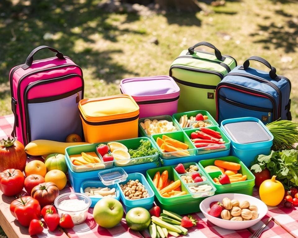 Herbruikbare lunchboxen met vakjes: Vers en georganiseerd lunchen