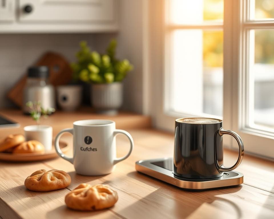 Koffiemokken met warmhoudfunctie: Altijd warme koffie bij de hand