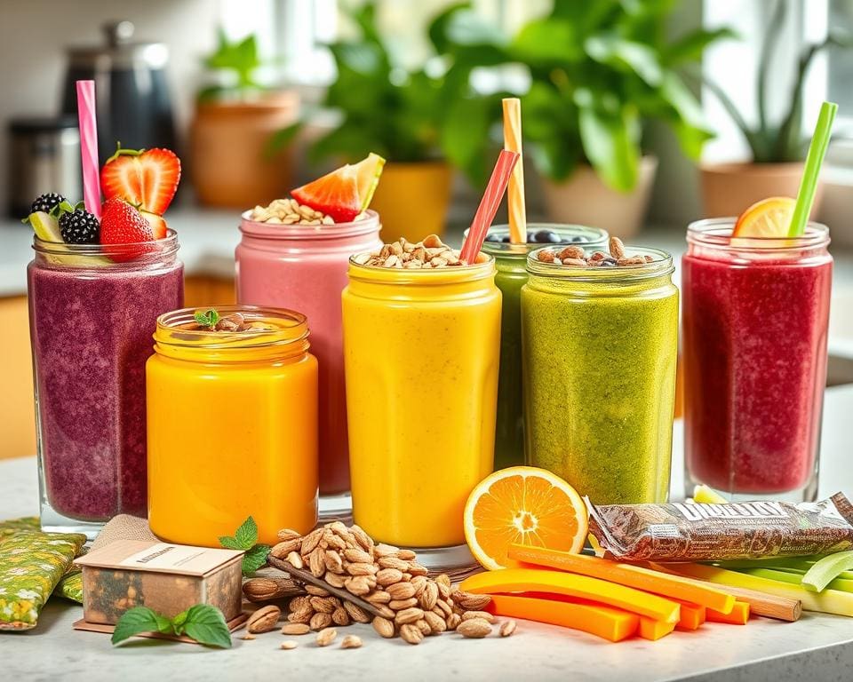 Verhoog je energieniveau met gezonde smoothies en snacks