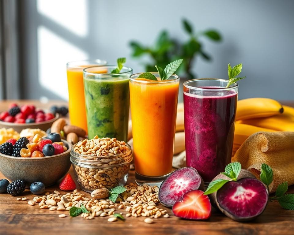 Verhoog je energieniveau met gezonde snacks en smoothies