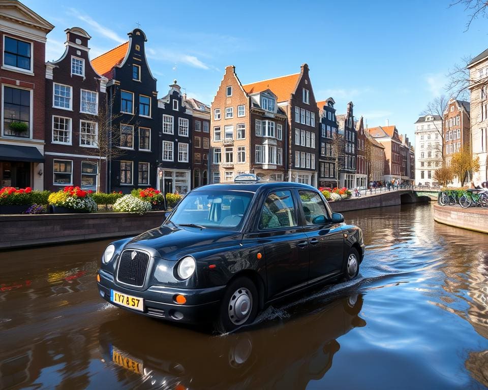 taxi op rekening Amsterdam