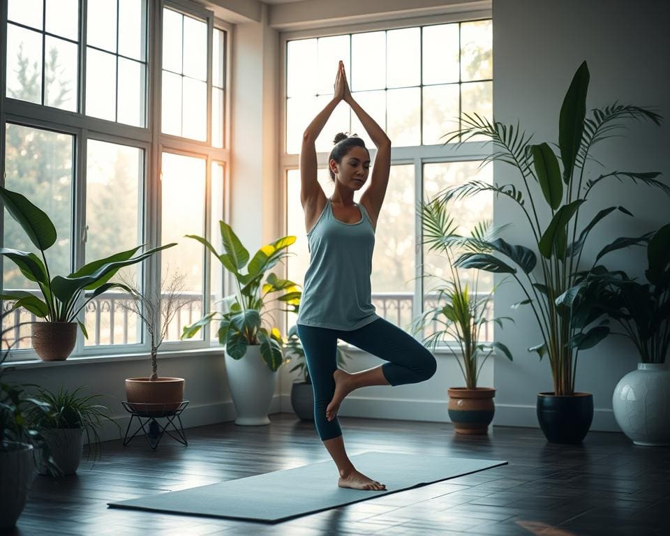 yoga beoefenen voor ontspanning