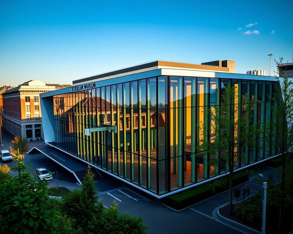 Architectuur van het Stedelijk Museum Amsterdam