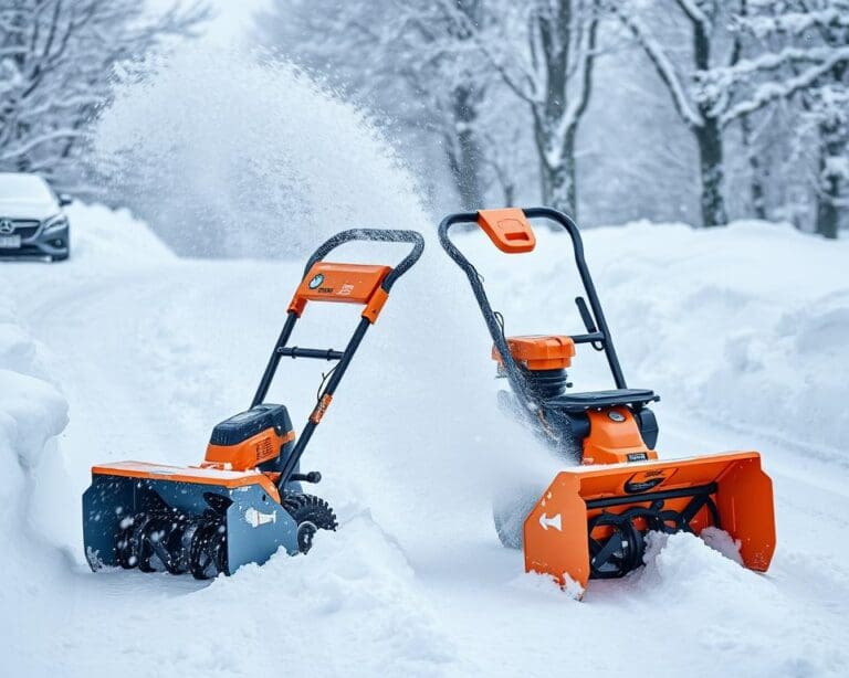 Elektrische sneeuwschuivers voor snelle sneeuwruiming