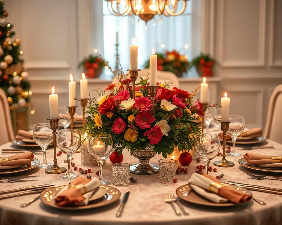 Tafeldecoraties voor een feestelijke en gezellige tafel