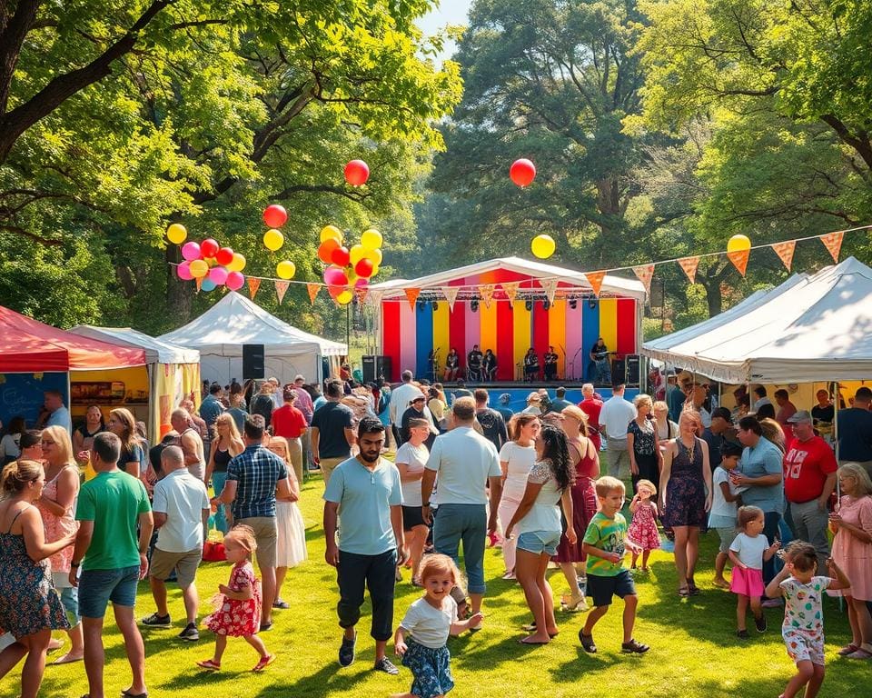 festival voor vrienden en familie