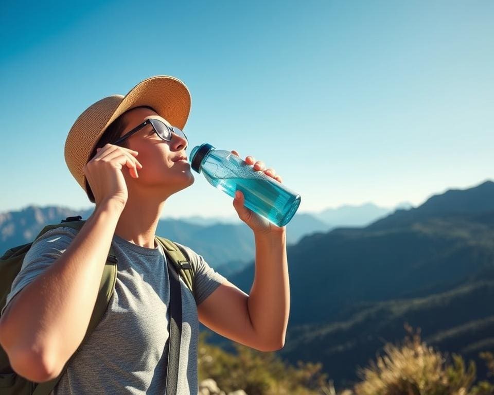 hydratatie tijdens het reizen