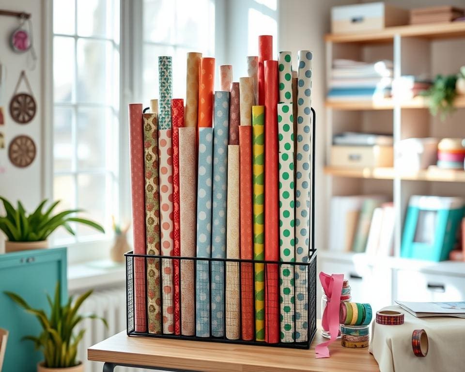 inpakpapier organizer