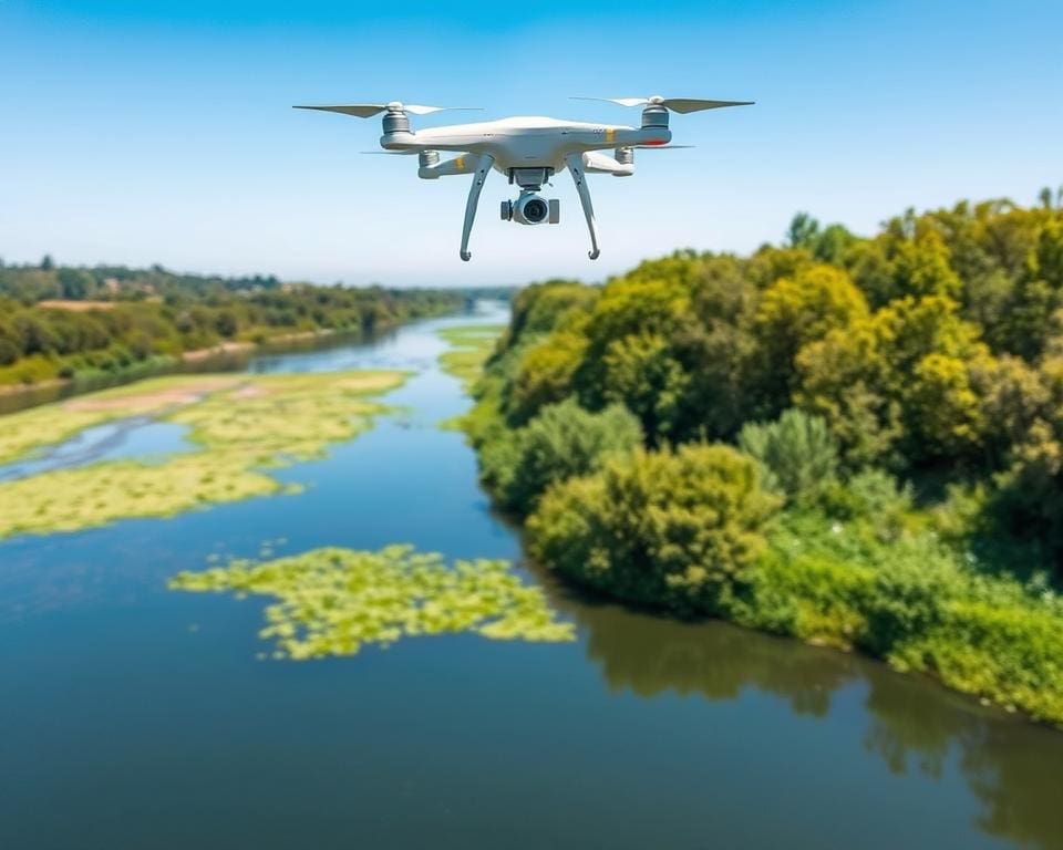 Hoe dragen drones bij aan monitoring van vervuiling in rivieren