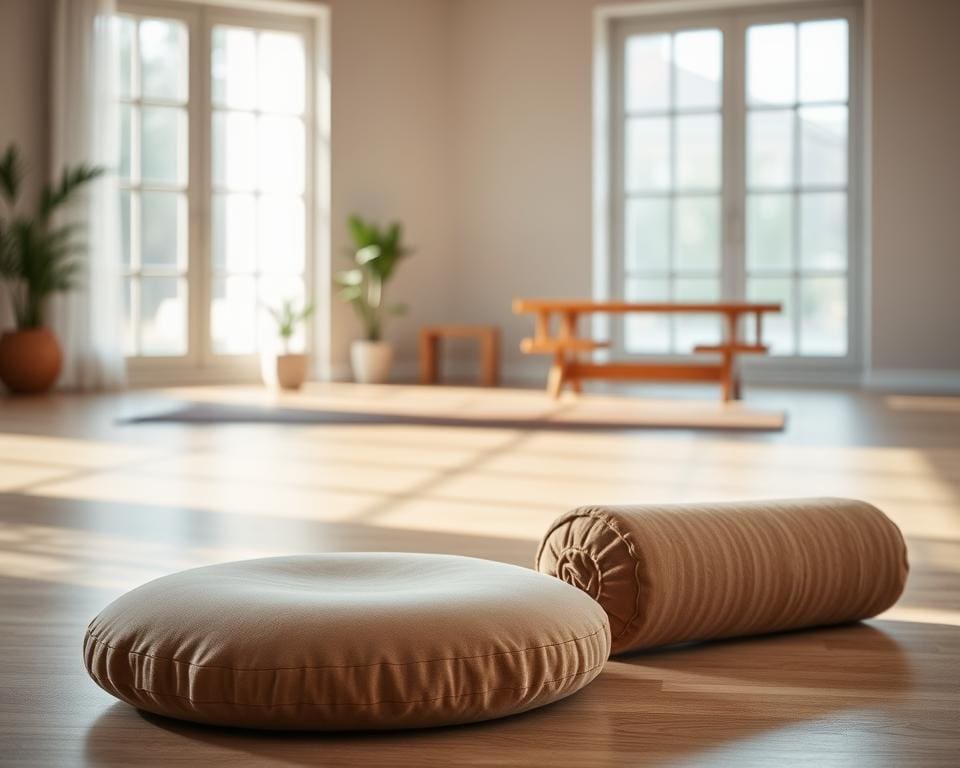 yoga kussen en yoga bolster