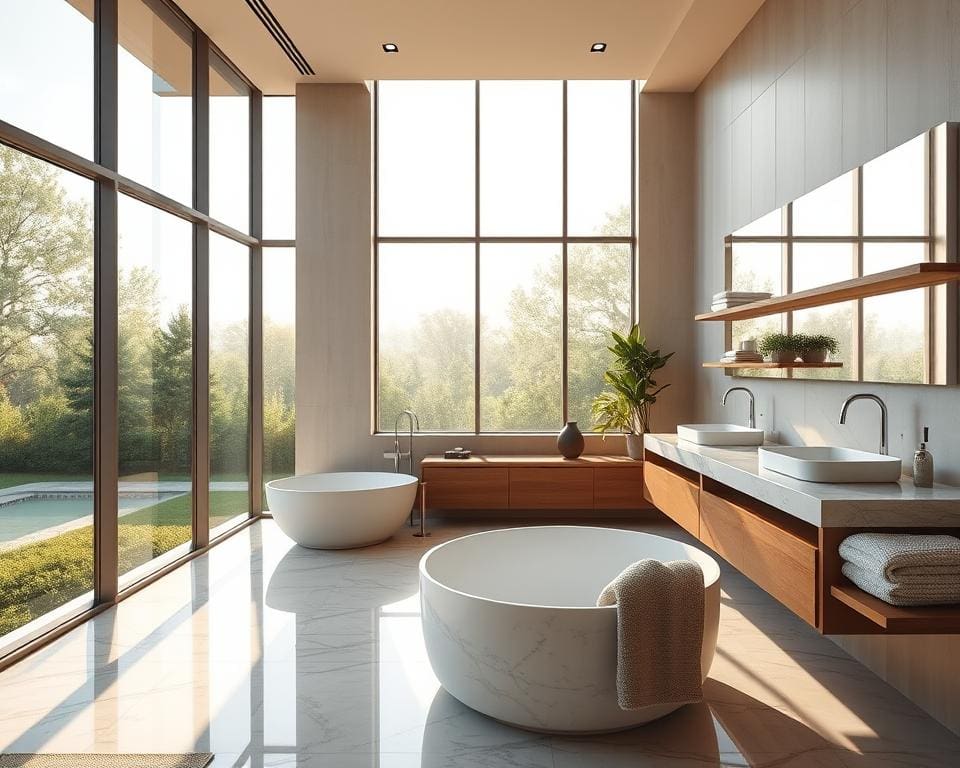 Inspiratie voor stijlvolle badkamerinrichting