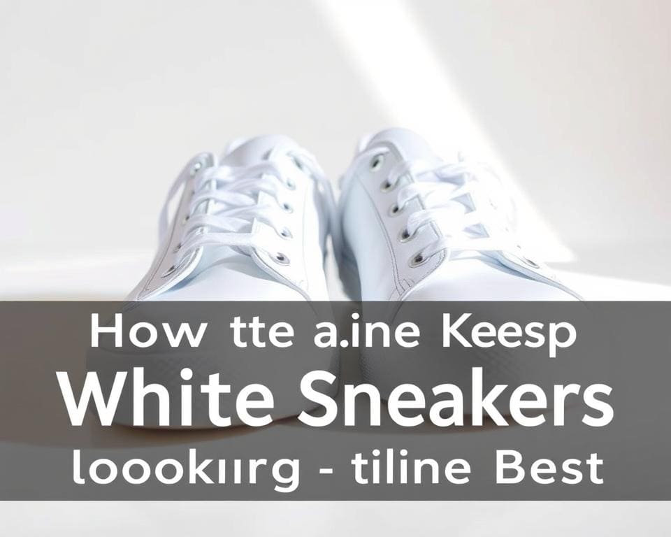Hoe houd je je witte sneakers wit?
