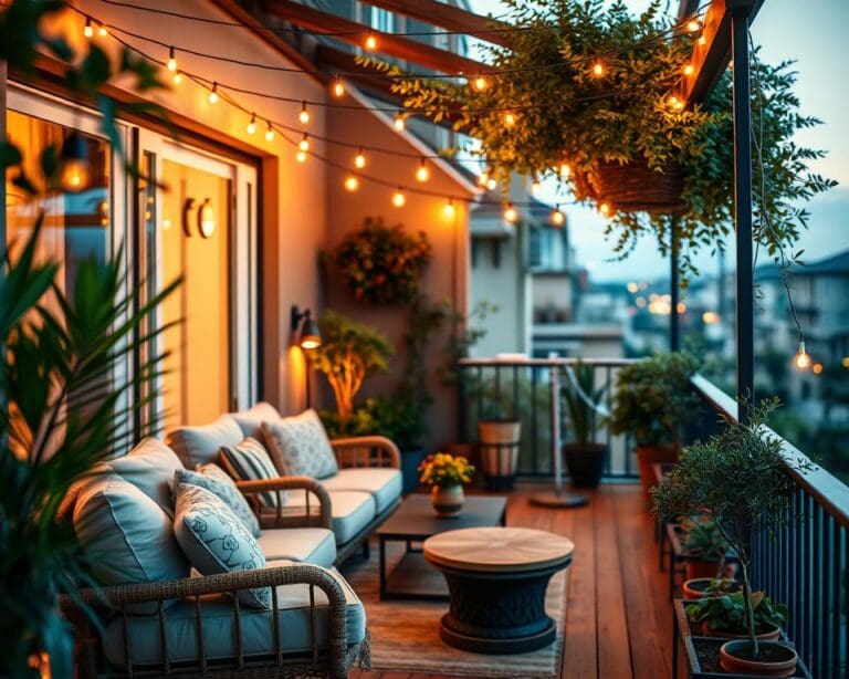 Hoe maak je een klein balkon geschikt voor avondjes buiten?