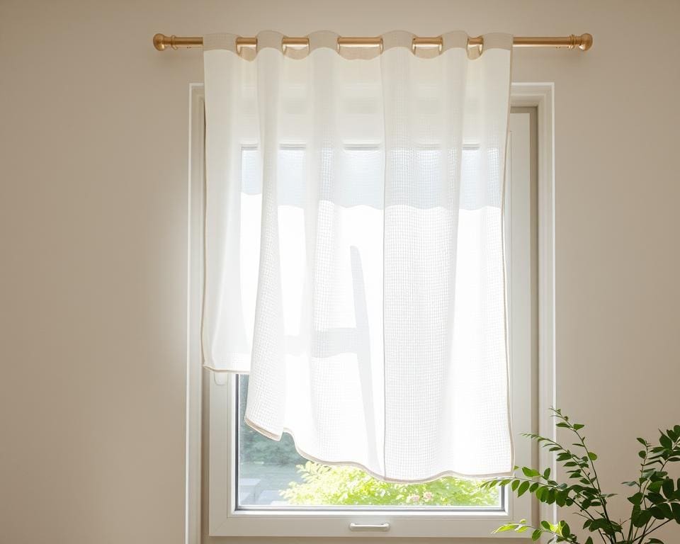 Kan ik neteldoek gebruiken voor raamdecoratie?