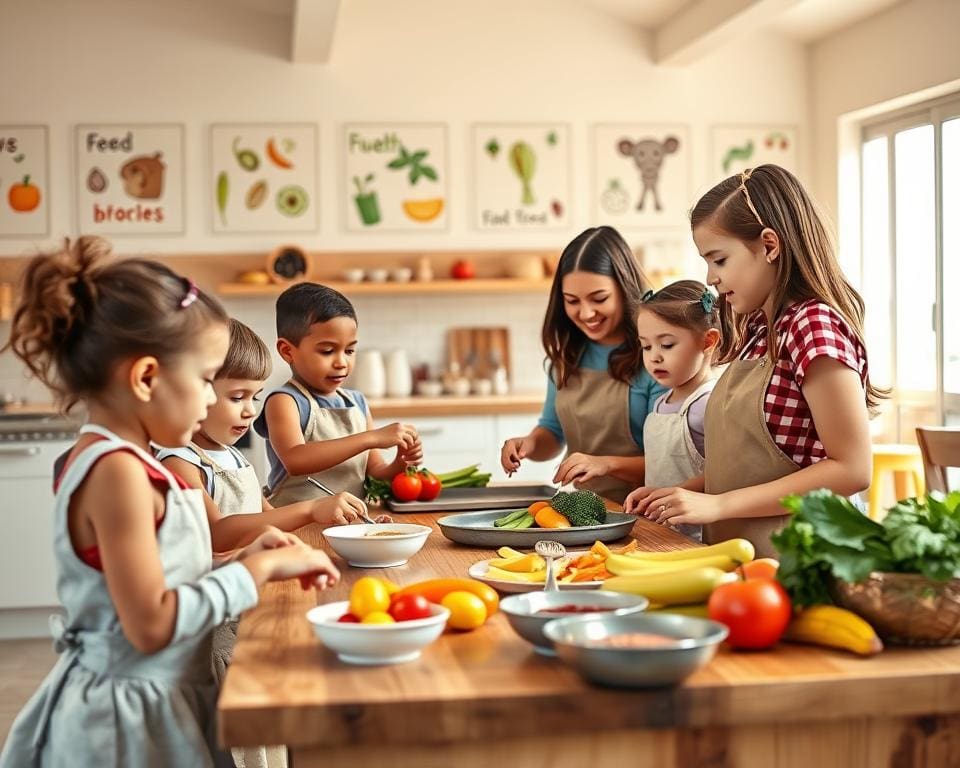 Kun je kinderen betrekken bij snacks maken?