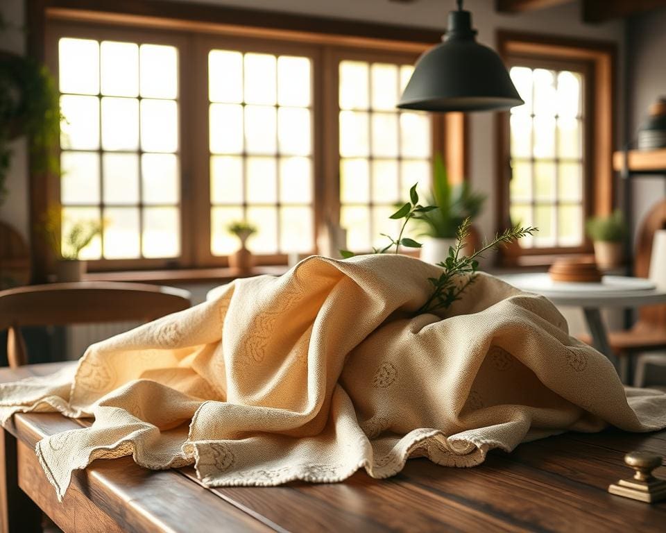 kaasdoek decoratie