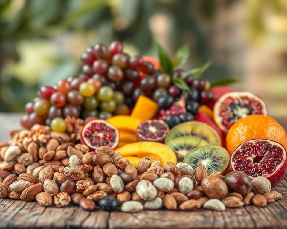 soorten noten en fruit combinaties