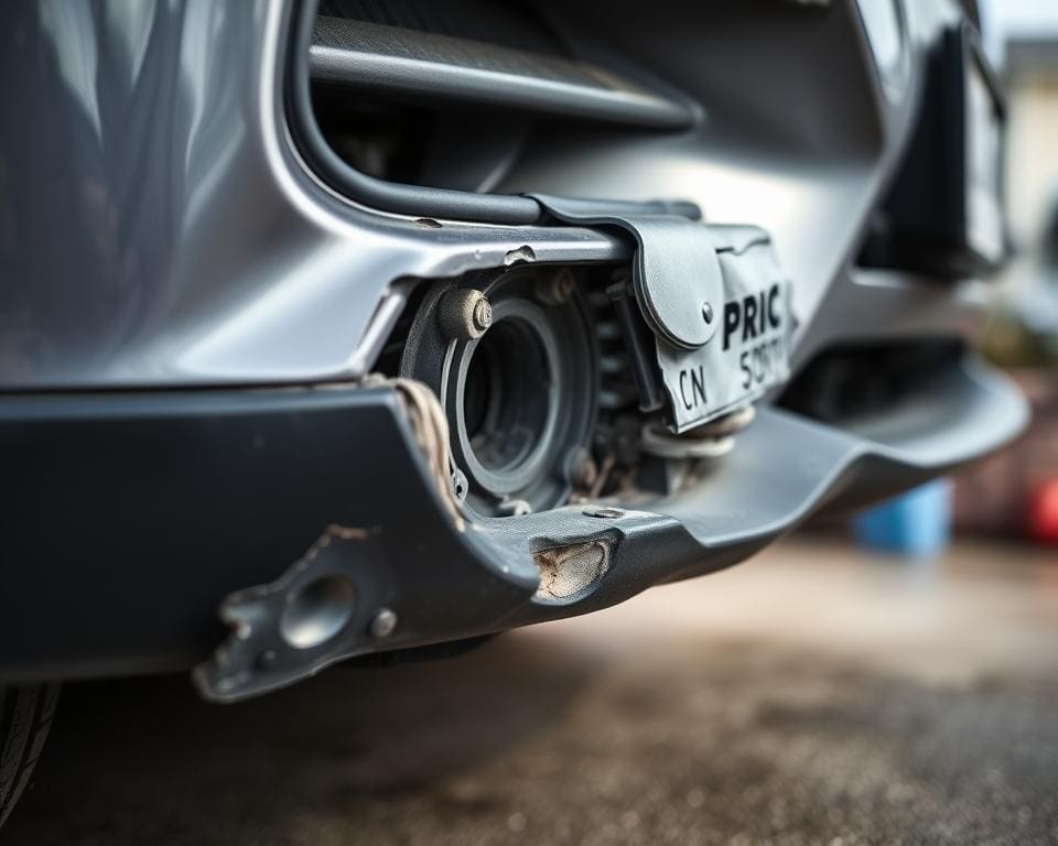 evaluatie kosten bumper reparatie