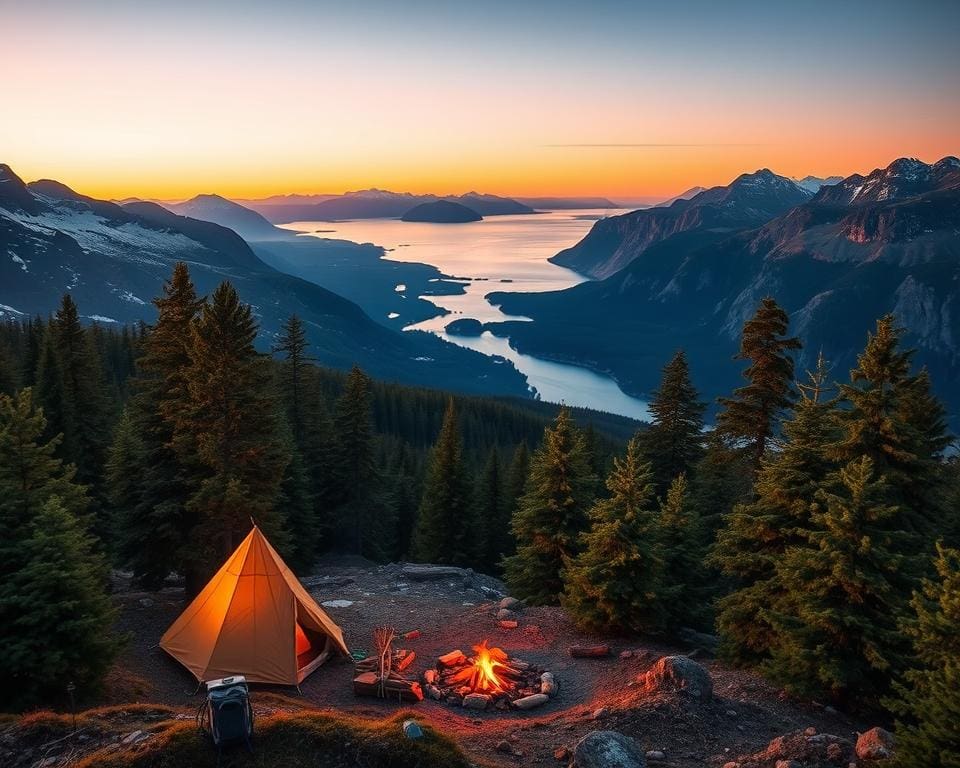 tarieven wildkamperen Scandinavië