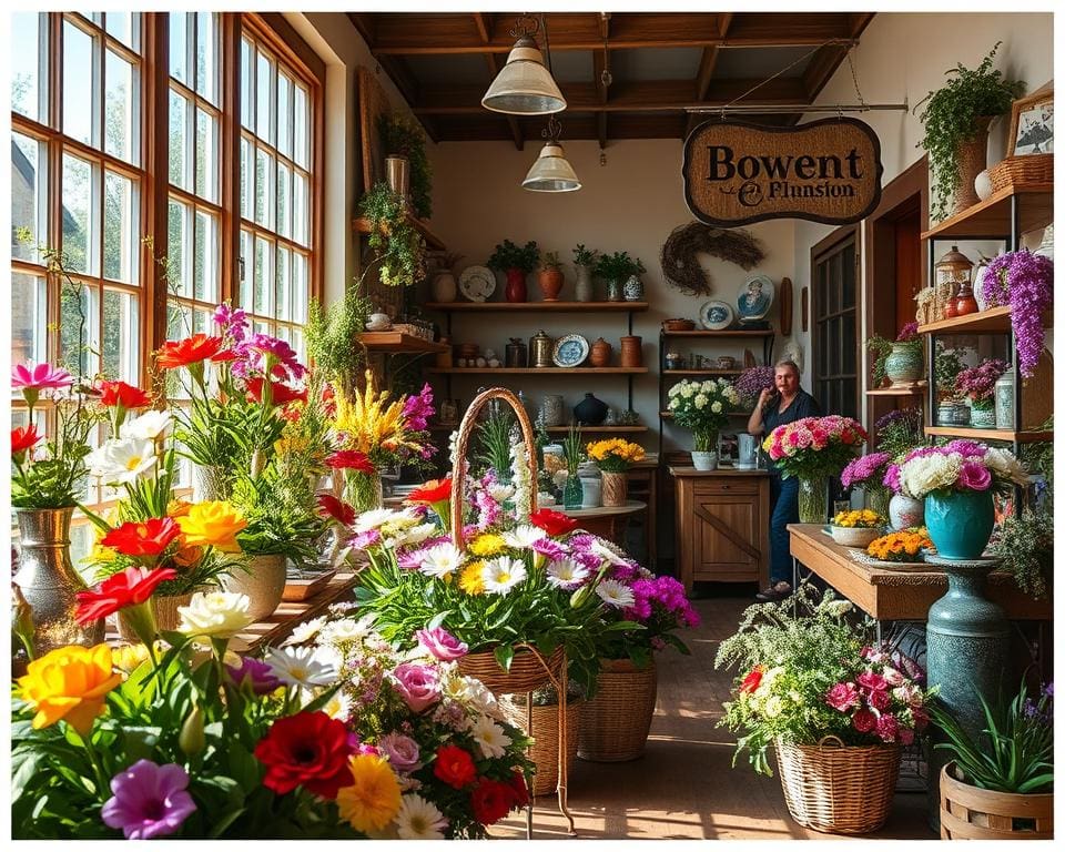 unieke bloemenwinkel