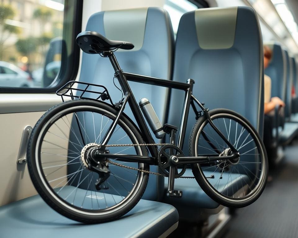Hoe neem je een opvouwbare fiets mee in de trein?