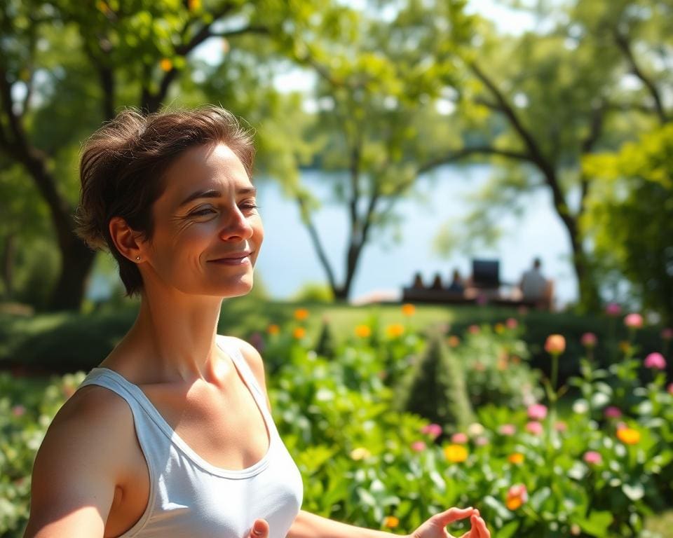 Stress verlichting door gezonde levensstijl