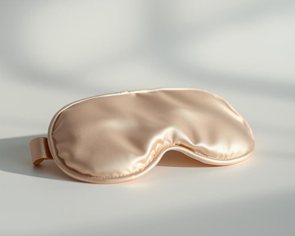 Zacht oogmasker van zijde: comfort én schoonheidsslaapje
