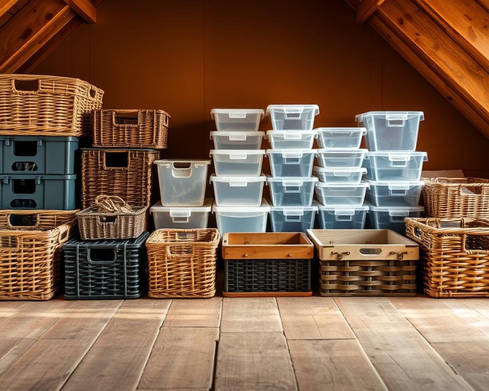 materialen voor opslagboxen en bakken
