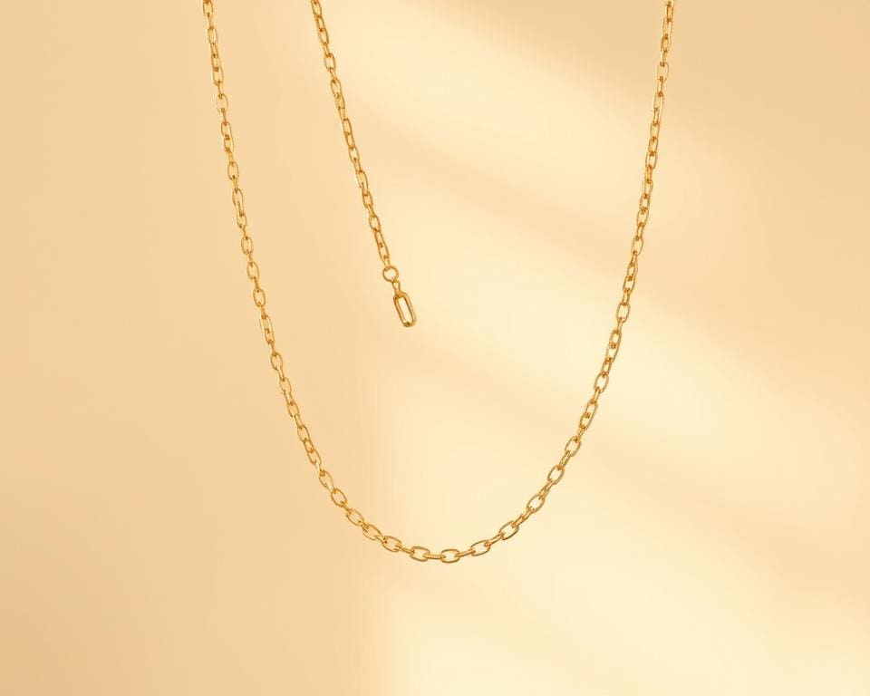 Dubbele ketting goud