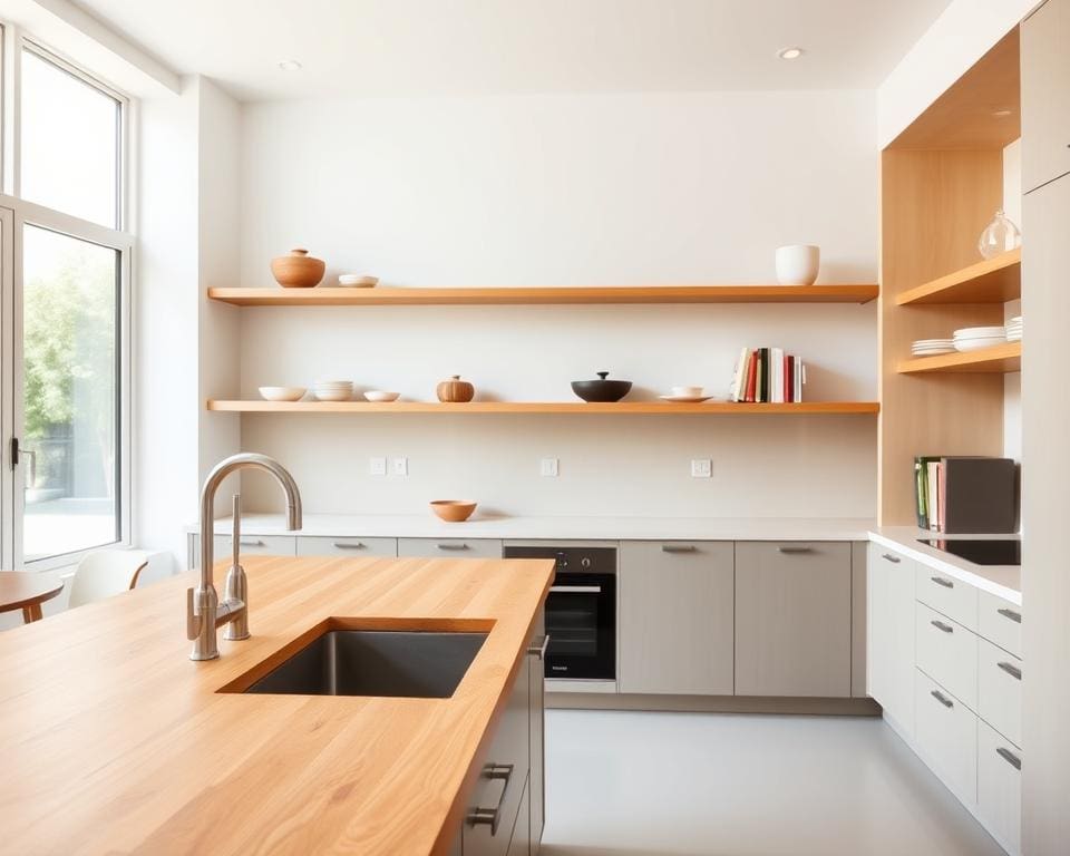 hoe ontwerp je een keuken zonder bovenkasten
