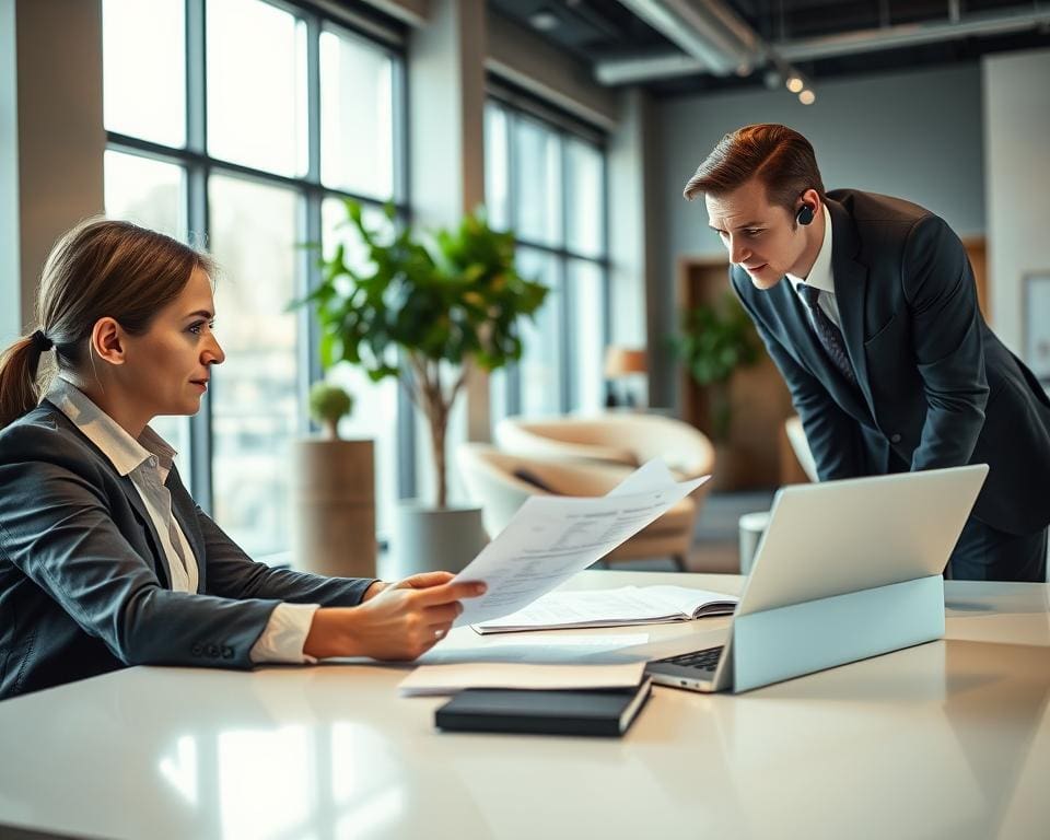 klantenservice voor financiële administratie