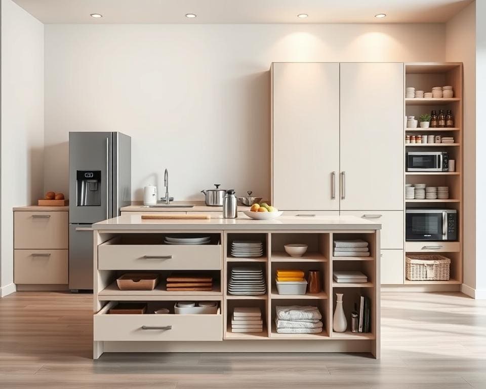 multifunctionele meubels in de keuken
