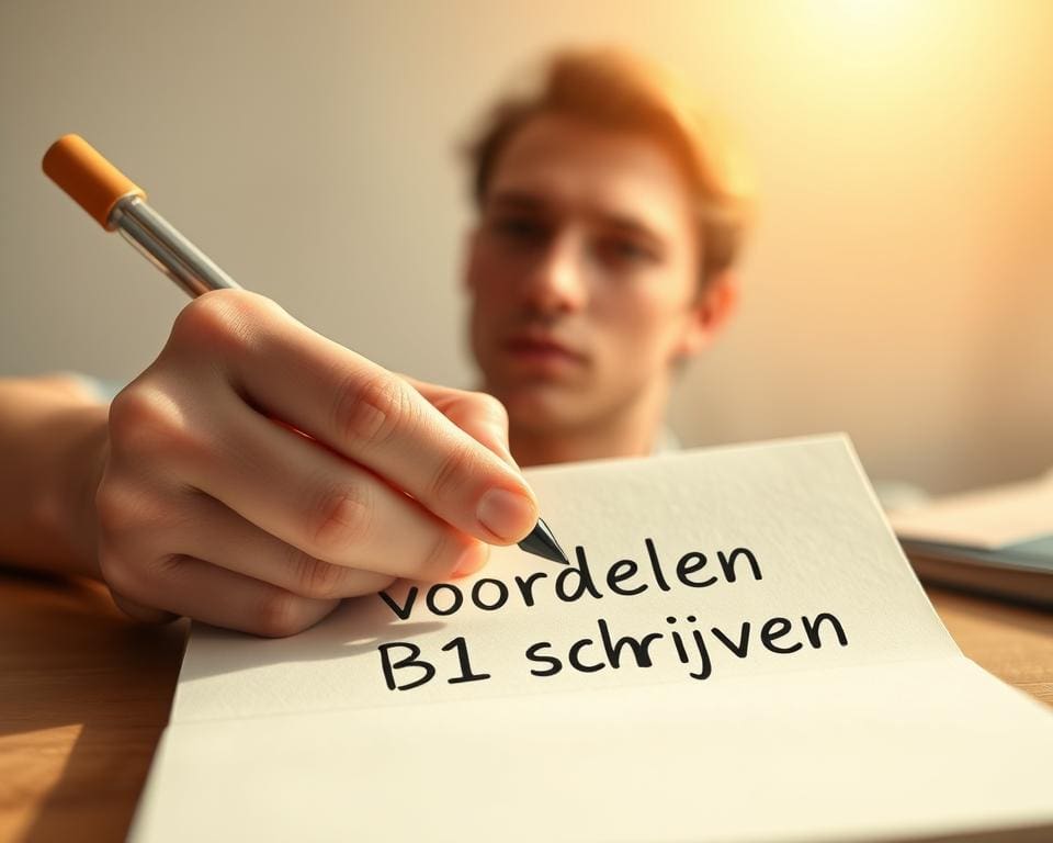 Wat zijn de voordelen van schrijven op taalniveau B1?