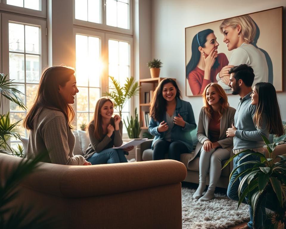 sociale interacties vriendschap geluksbeleving