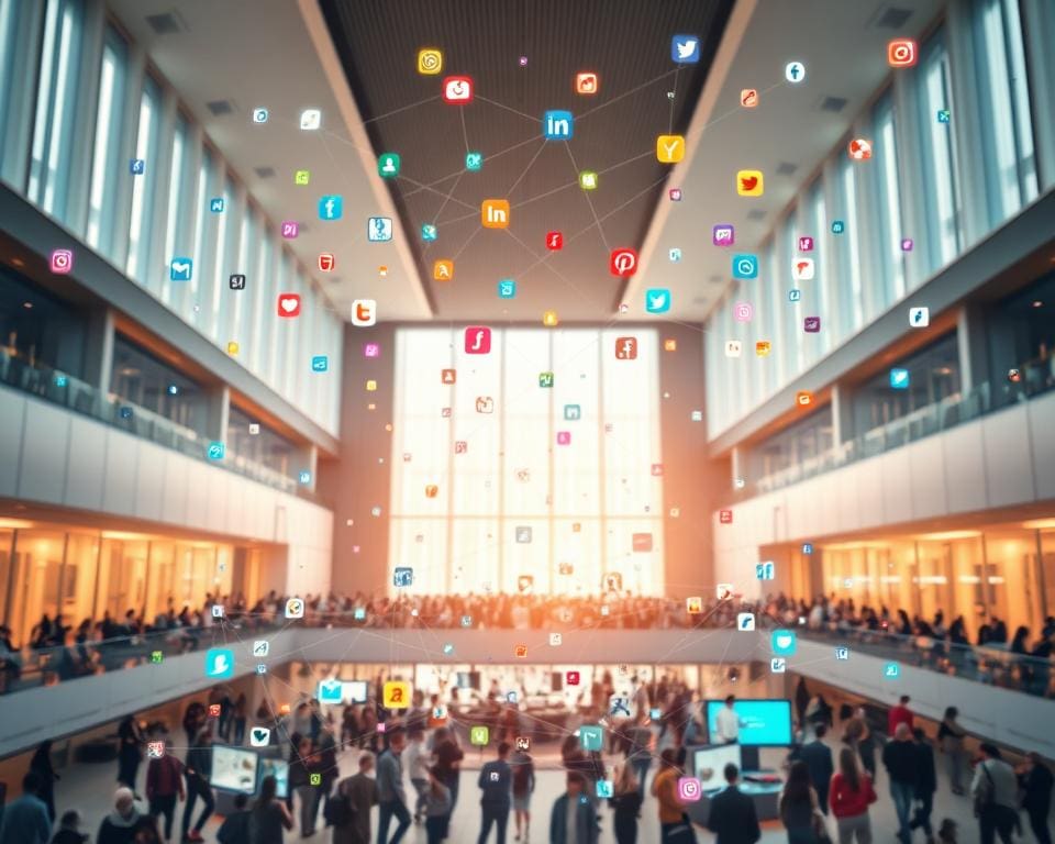 sociale media in netwerken
