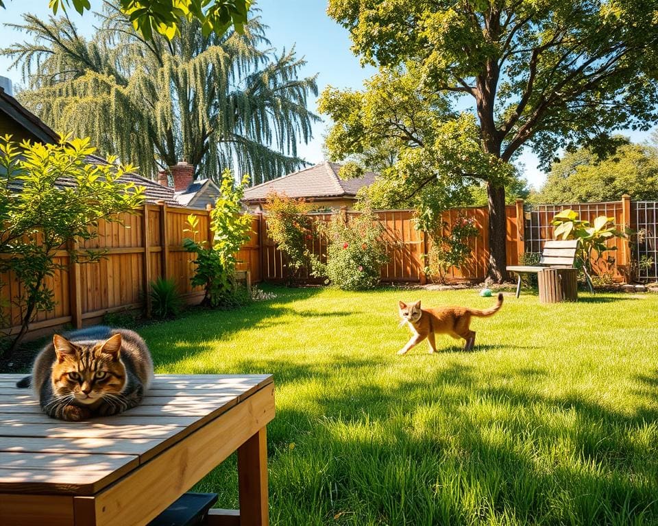 Hoe hou je katten in de tuin?