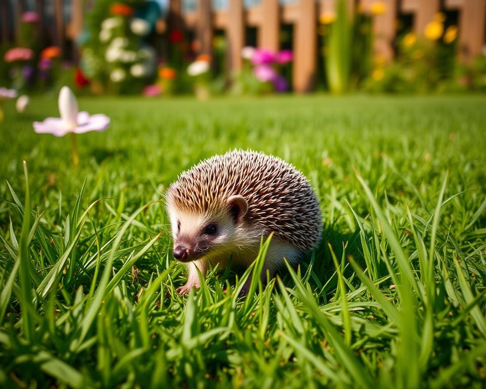 Hoe weet je of er een egel in de tuin zit?