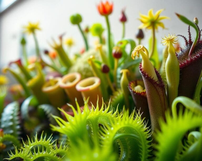 Wat eet een vleesetende plant?