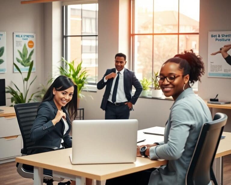 Hoe verbeter je je houding tijdens werkuren?