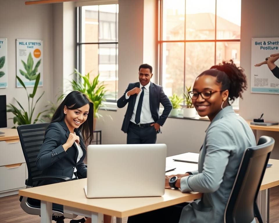 Hoe verbeter je je houding tijdens werkuren?