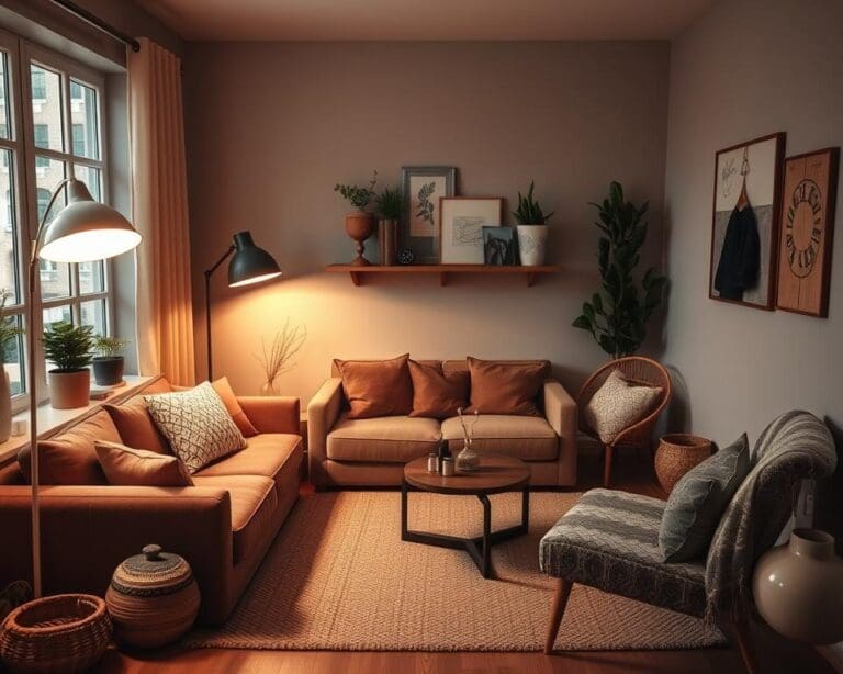 Warme interieurupdates voor kleine ruimtes