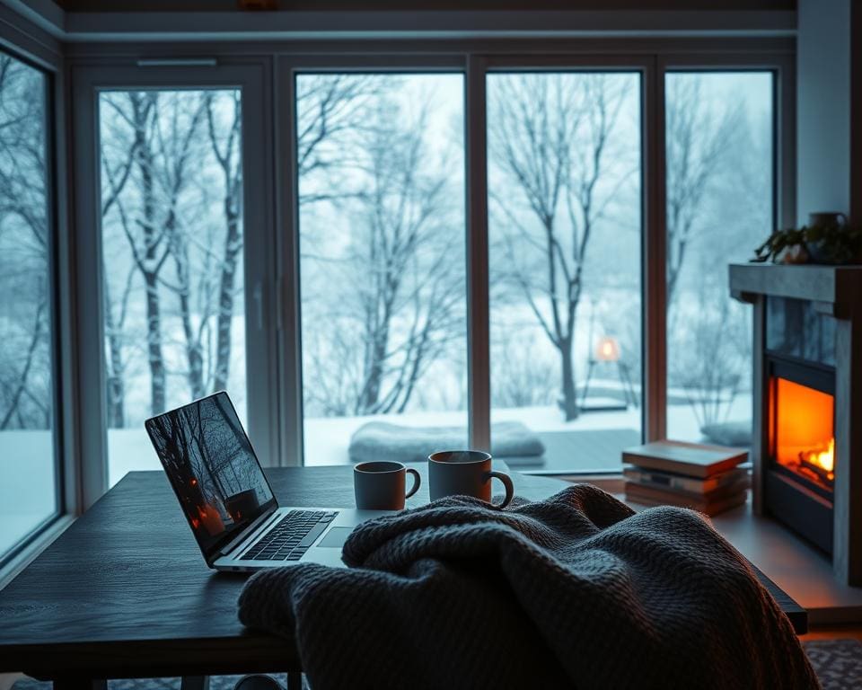 Wat helpt tegen winterkou tijdens thuiswerken?